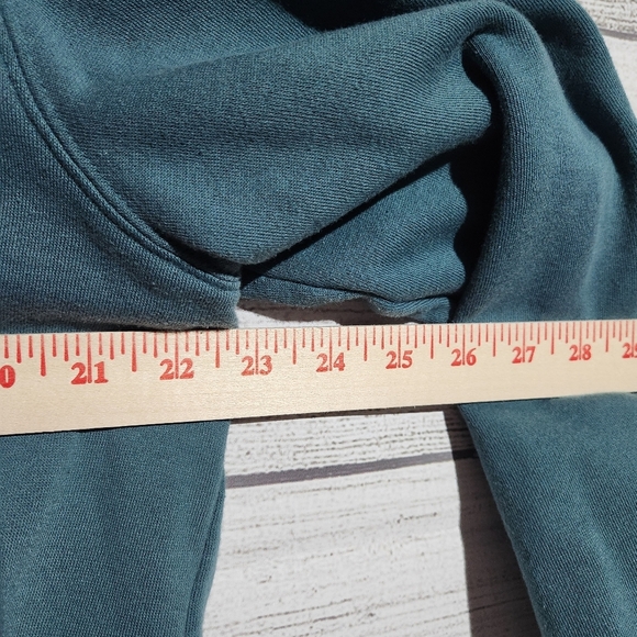 Vintage Baxter and Wells Teal Embroidered Sweatshirt Size XL - Picture 6 of 7